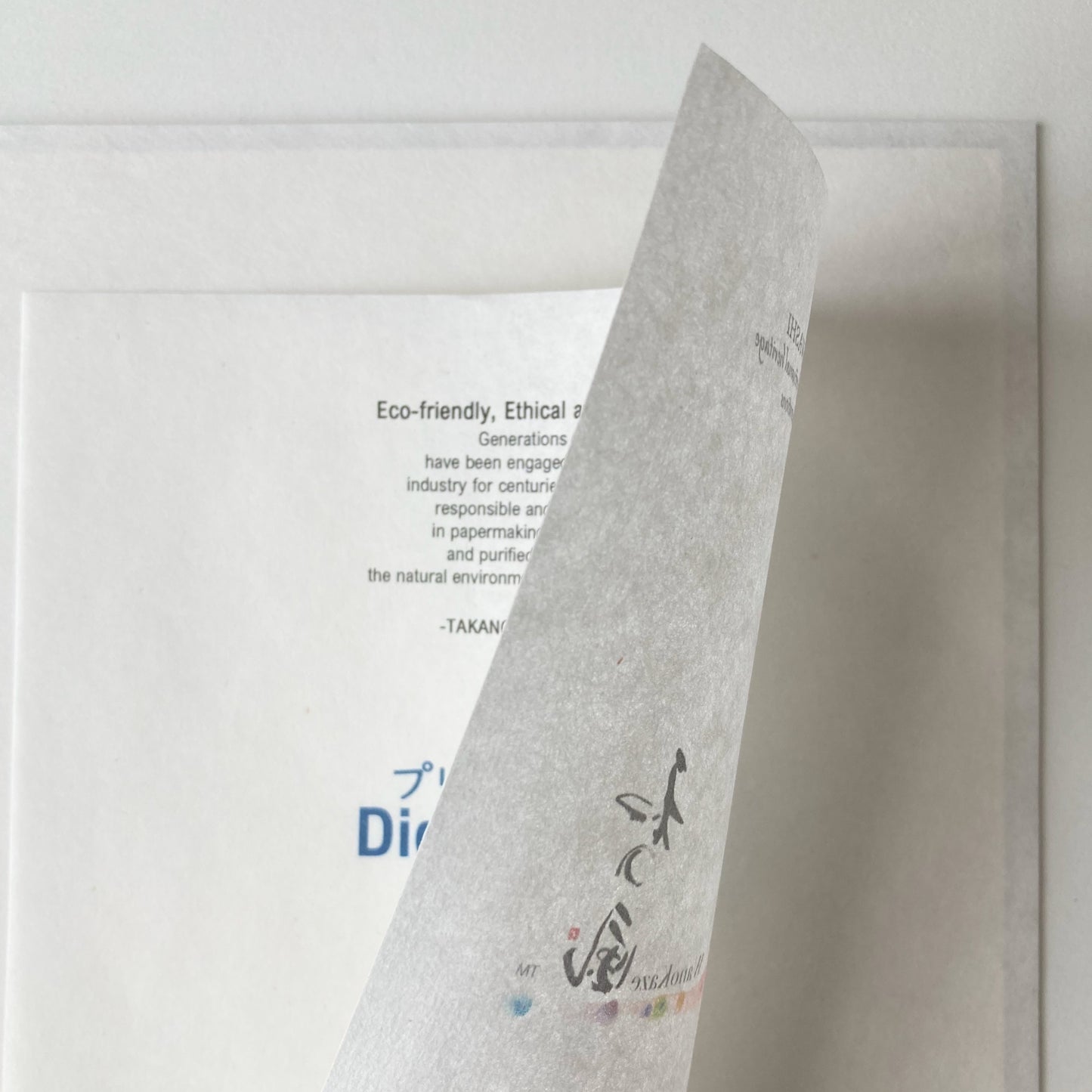 A4 Washi for Digital Printing - Takano - 21 x 29.7 cm